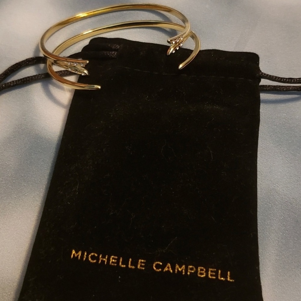 NWOT Michelle Campbell 14k Gold Talon Set